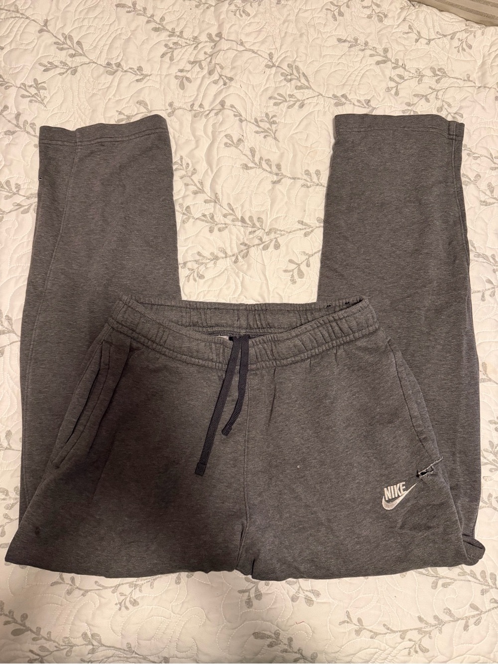 Nike' Charcoal Gray Fleece Jogger Pants